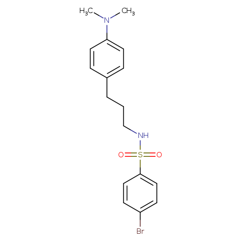 4-bromo-N-{3-[4-(dimethylamino)phenyl]propyl}benzene-1-sulfonamide