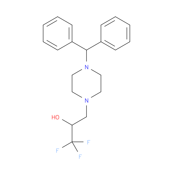 3-(4-Benzhydrylpiperazino)-1,1,1-trifluoro-2-propanol