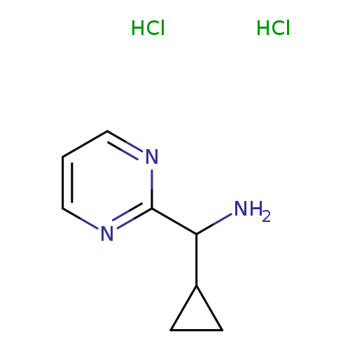 cyclopropyl(pyrimidin-2-yl)methanaminedihydrochloride