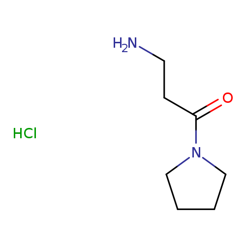 3-Amino-1-(pyrrolidin-1-yl);propan-1-one hydrochloride