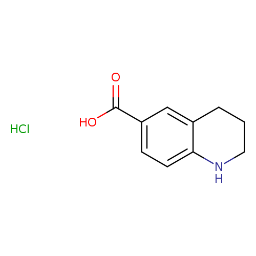 6-Quinolinecarboxylic acid, 1,2,3,4-tetrahydro-, hydrochloride (1:1)
