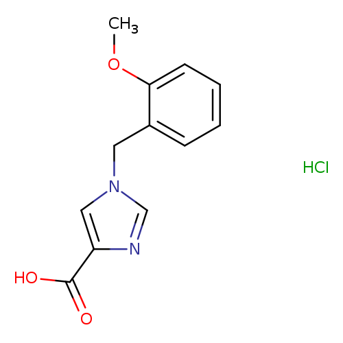 1-[(2-methoxyphenyl)methyl]-1H-imidazole-4-carboxylic acid hydrochloride