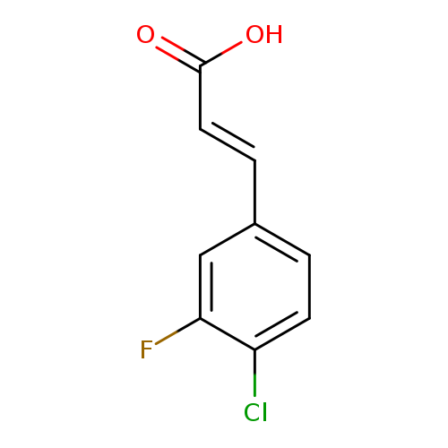2-Propenoic acid, 3-(4-chloro-3-fluorophenyl)-, (2E)-