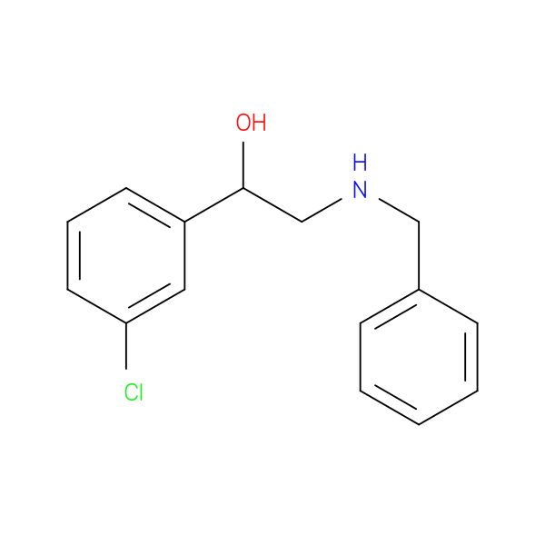 2-(benzylamino)-1-(3-chlorophenyl)ethan-1-ol