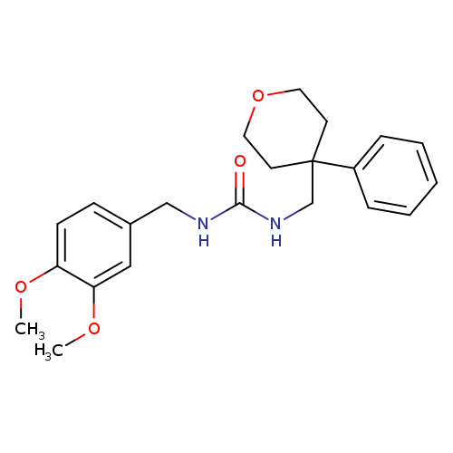 1-[(3,4-dimethoxyphenyl)methyl]-3-[(4-phenyloxan-4-yl)methyl]urea
