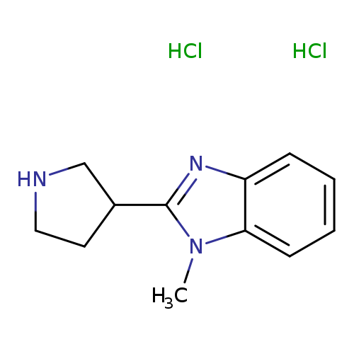 1-methyl-2-(pyrrolidin-3-yl)-1H-1,3-benzodiazole dihydrochloride