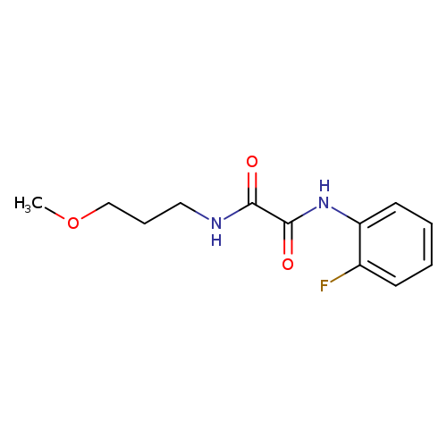 N'-(2-fluorophenyl)-N-(3-methoxypropyl)ethanediamide