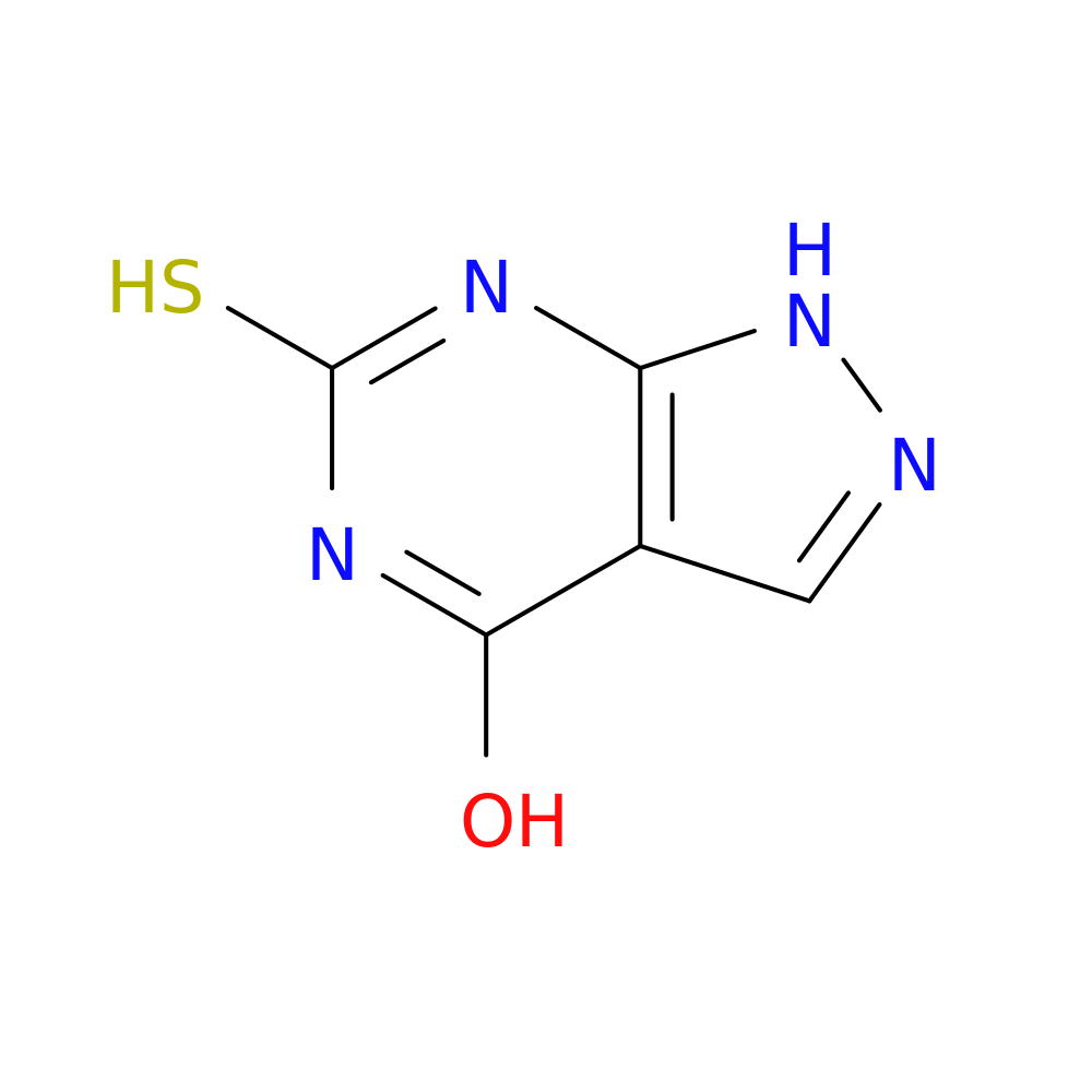 6-Mercapto-1H-pyrazolo[3,4-d]pyrimidin-4-ol