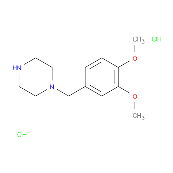 1-(3,4-Dimethoxy-benzyl)-piperazine diHCl