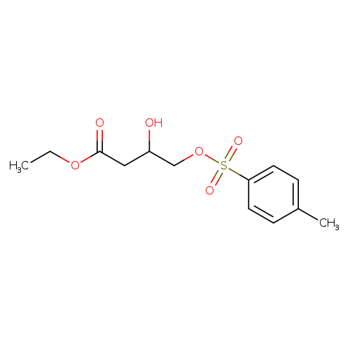 Butanoic acid, 3-hydroxy-4-[[(4-methylphenyl)sulfonyl]oxy]-, ethyl ester