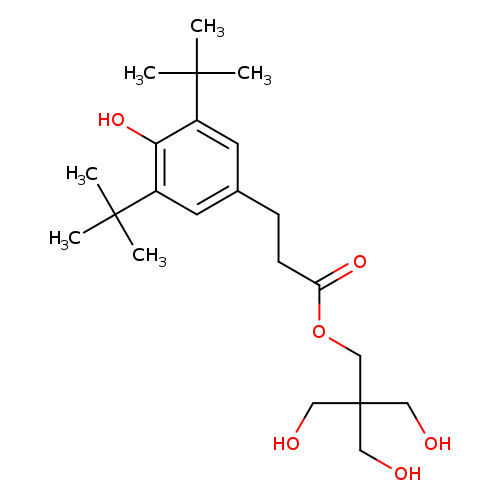 Benzenepropanoic acid, 3,5-bis(1,1-dimethylethyl)-4-hydroxy-, 3-hydroxy-2,2-bis(hydroxymethyl)propyl ester