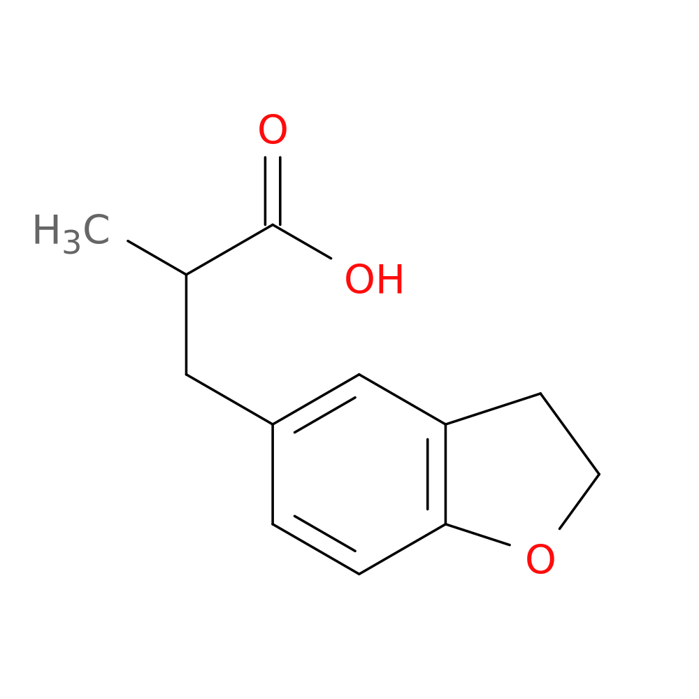 3-(2,3-Dihydro-1-benzofuran-5-yl)-2-methylpropanoic acid