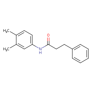 N-(3,4-dimethylphenyl)-3-phenylpropanamide