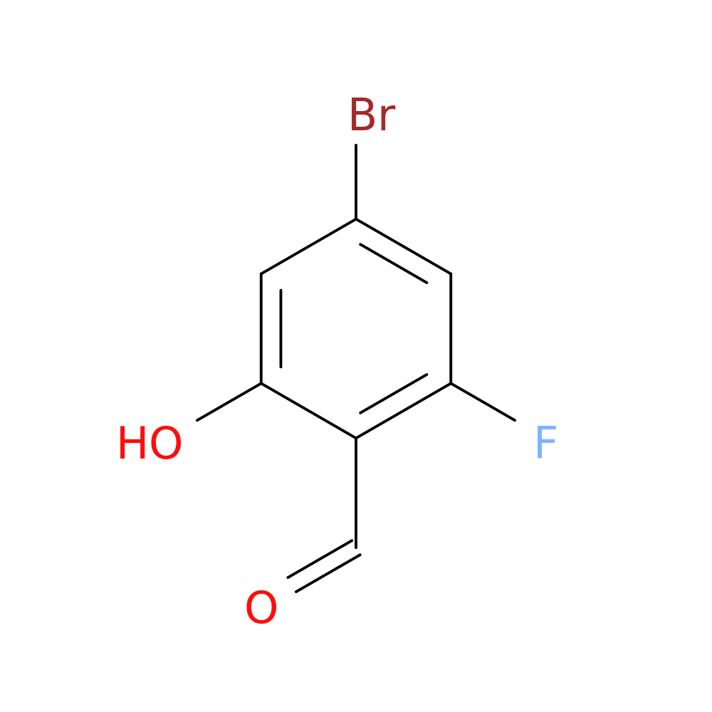 4-Bromo-2-fluoro-6-hydroxybenzaldehyde