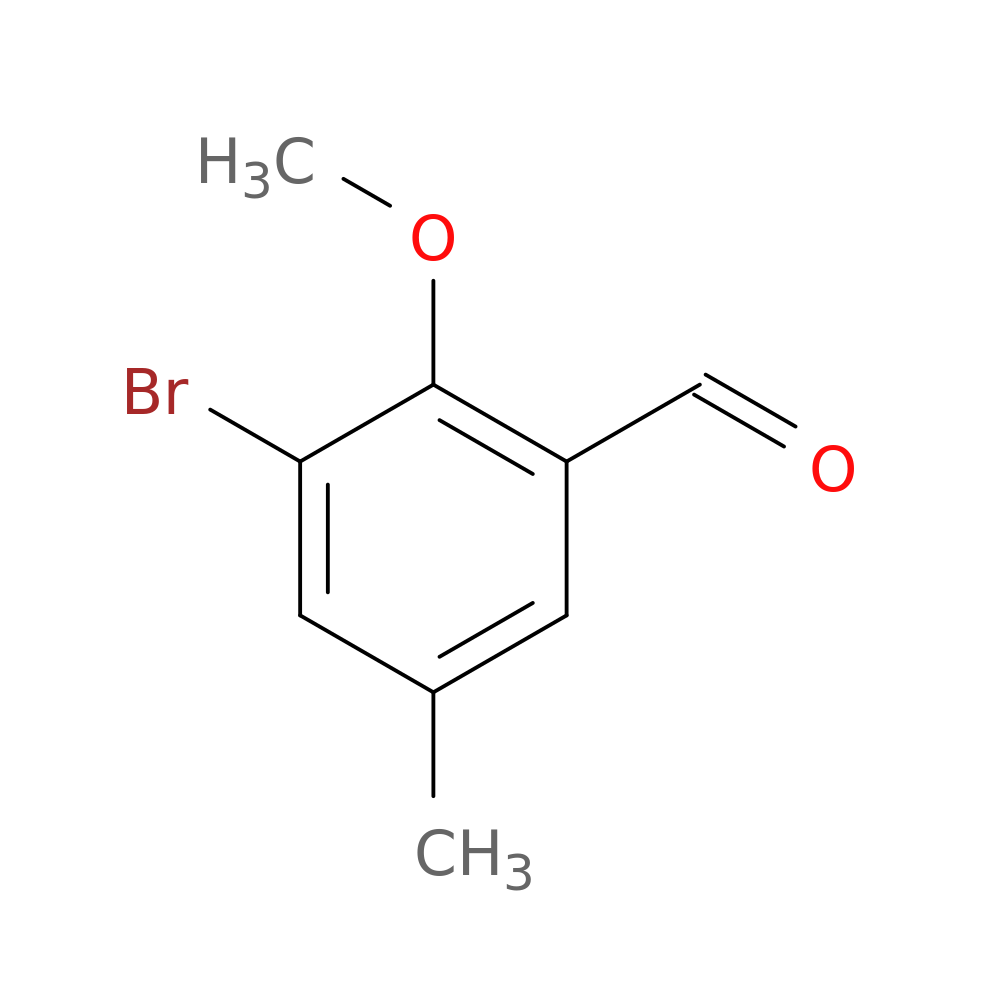 3-Bromo-2-methoxy-5-methylbenzaldehyde