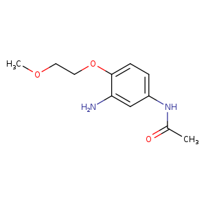 Acetamide, N-[3-amino-4-(2-methoxyethoxy)phenyl]-
