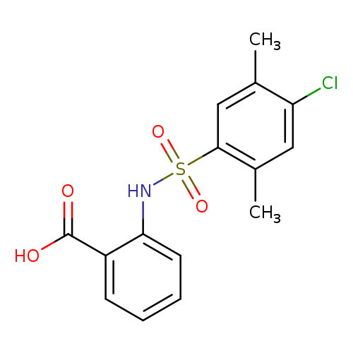 2-(4-chloro-2,5-dimethylbenzenesulfonamido)benzoic acid