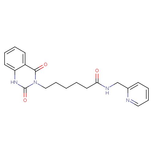 6-(2,4-dioxo-1,2,3,4-tetrahydroquinazolin-3-yl)-N-[(pyridin-2-yl)methyl]hexanamide