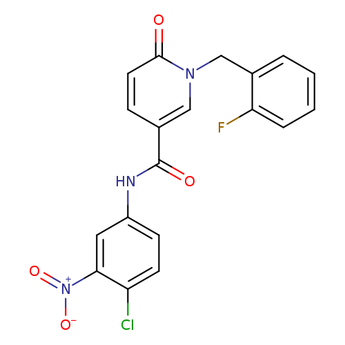N-(4-chloro-3-nitrophenyl)-1-[(2-fluorophenyl)methyl]-6-oxo-1,6-dihydropyridine-3-carboxamide
