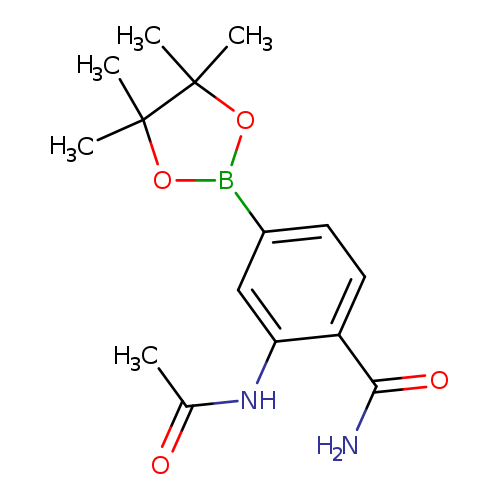 2-acetamido-4-(4,4,5,5-tetramethyl-1,3,2-dioxaborolan-2-yl)benzamide