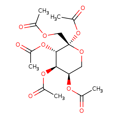 1,2,3,4,5-Penta-o-acetyl-beta-d-fructose