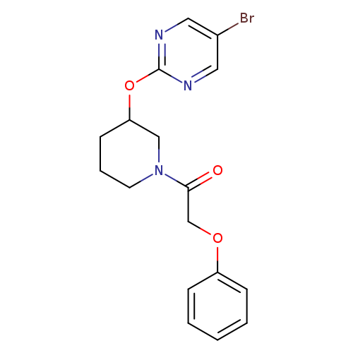 1-{3-[(5-bromopyrimidin-2-yl)oxy]piperidin-1-yl}-2-phenoxyethan-1-one