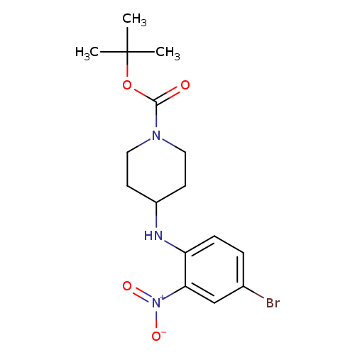 tert-Butyl 4-(4-bromo-2-nitrophenylamino)piperidine-1-carboxylate