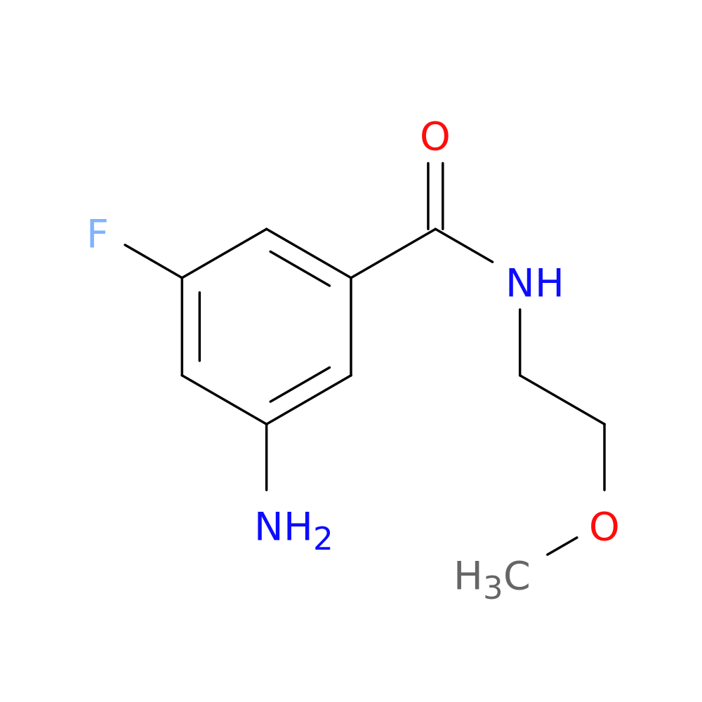 3-Amino-5-fluoro-N-(2-methoxyethyl)benzamide