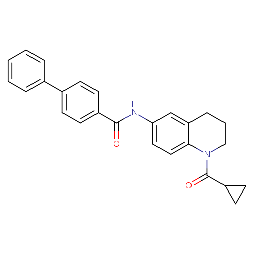 N-(1-cyclopropanecarbonyl-1,2,3,4-tetrahydroquinolin-6-yl)-[1,1'-biphenyl]-4-carboxamide