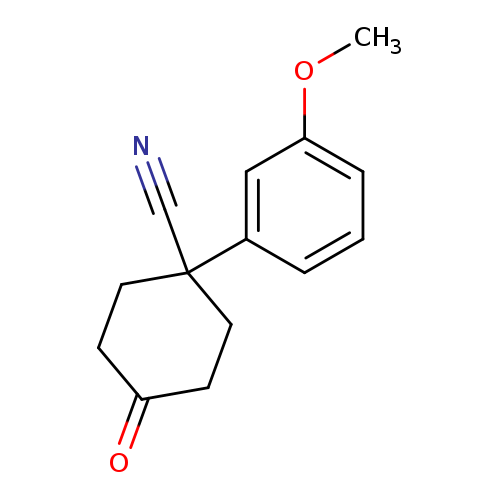 Cyclohexanecarbonitrile, 1-(3-methoxyphenyl)-4-oxo-