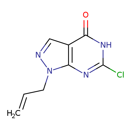 6-chloro-1-(prop-2-en-1-yl)-1H,4H,5H-pyrazolo[3,4-d]pyrimidin-4-one