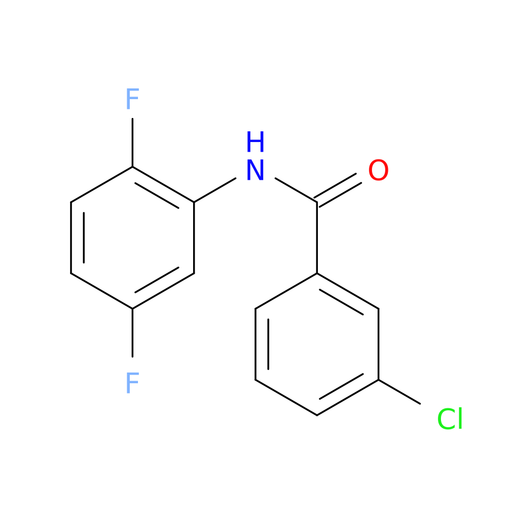 3-chloro-N-(2,5-difluorophenyl)benzamide