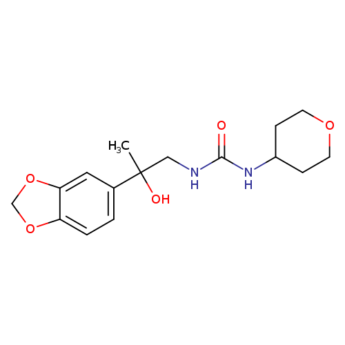 3-[2-(2H-1,3-benzodioxol-5-yl)-2-hydroxypropyl]-1-(oxan-4-yl)urea
