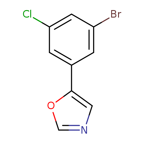 5-(3-bromo-5-chlorophenyl)oxazole