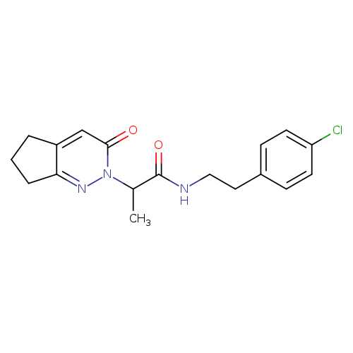N-[2-(4-chlorophenyl)ethyl]-2-{3-oxo-2H,3H,5H,6H,7H-cyclopenta[c]pyridazin-2-yl}propanamide