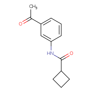 N-(3-Acetylphenyl)cyclobutanecarboxamide