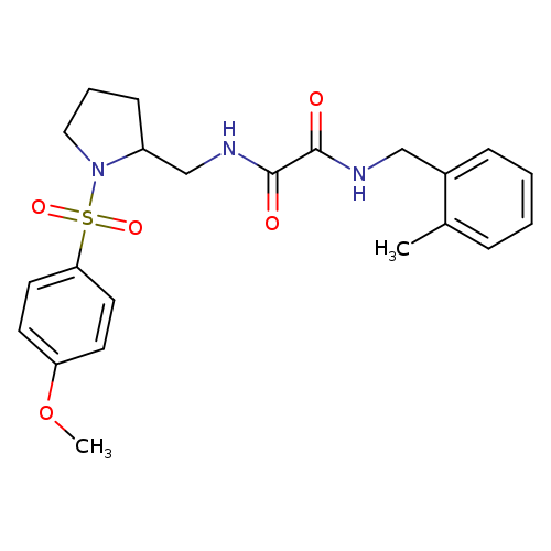 N-{[1-(4-methoxybenzenesulfonyl)pyrrolidin-2-yl]methyl}-N'-[(2-methylphenyl)methyl]ethanediamide