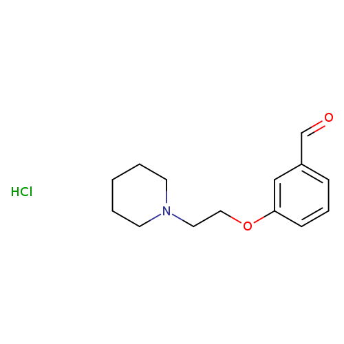 3-[2-(1-Piperidinyl)ethoxy]benzaldehyde hydrochloride