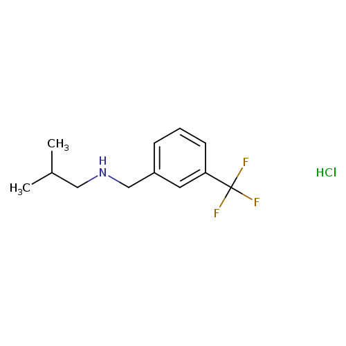 (2-methylpropyl)({[3-(trifluoromethyl)phenyl]methyl})amine hydrochloride