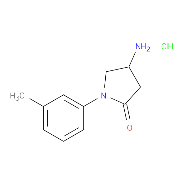4-Amino-1-(3-methylphenyl)pyrrolidin-2-one hydrochloride