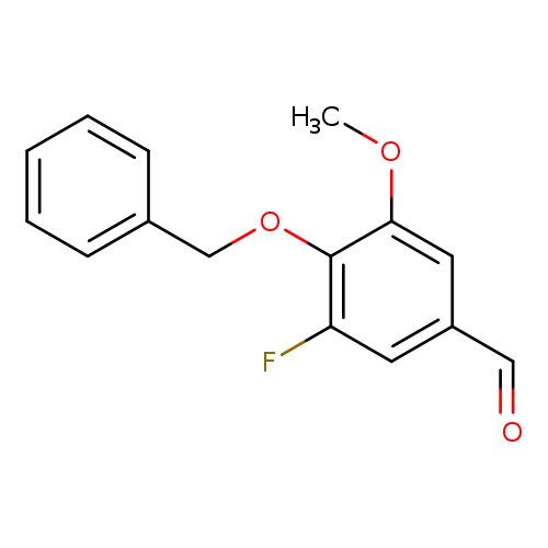 Benzaldehyde, 3-fluoro-5-methoxy-4-(phenylmethoxy)-