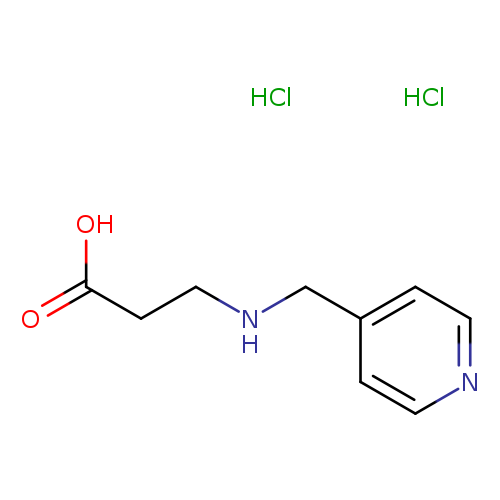 3-[(pyridin-4-ylmethyl)amino]propanoic acid dihydrochloride