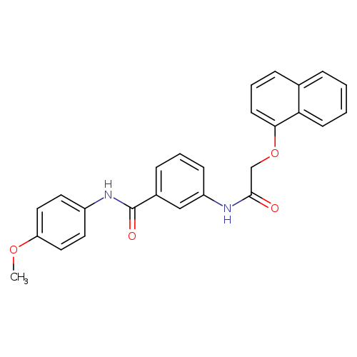 N-(4-methoxyphenyl)-3-{[(1-naphthyloxy)acetyl]amino}benzamide