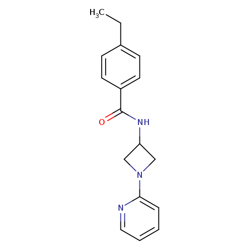 4-ethyl-N-[1-(pyridin-2-yl)azetidin-3-yl]benzamide