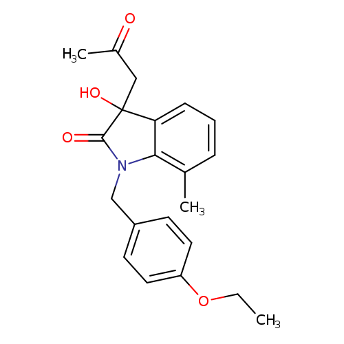 1-[(4-ethoxyphenyl)methyl]-3-hydroxy-7-methyl-3-(2-oxopropyl)-2,3-dihydro-1H-indol-2-one