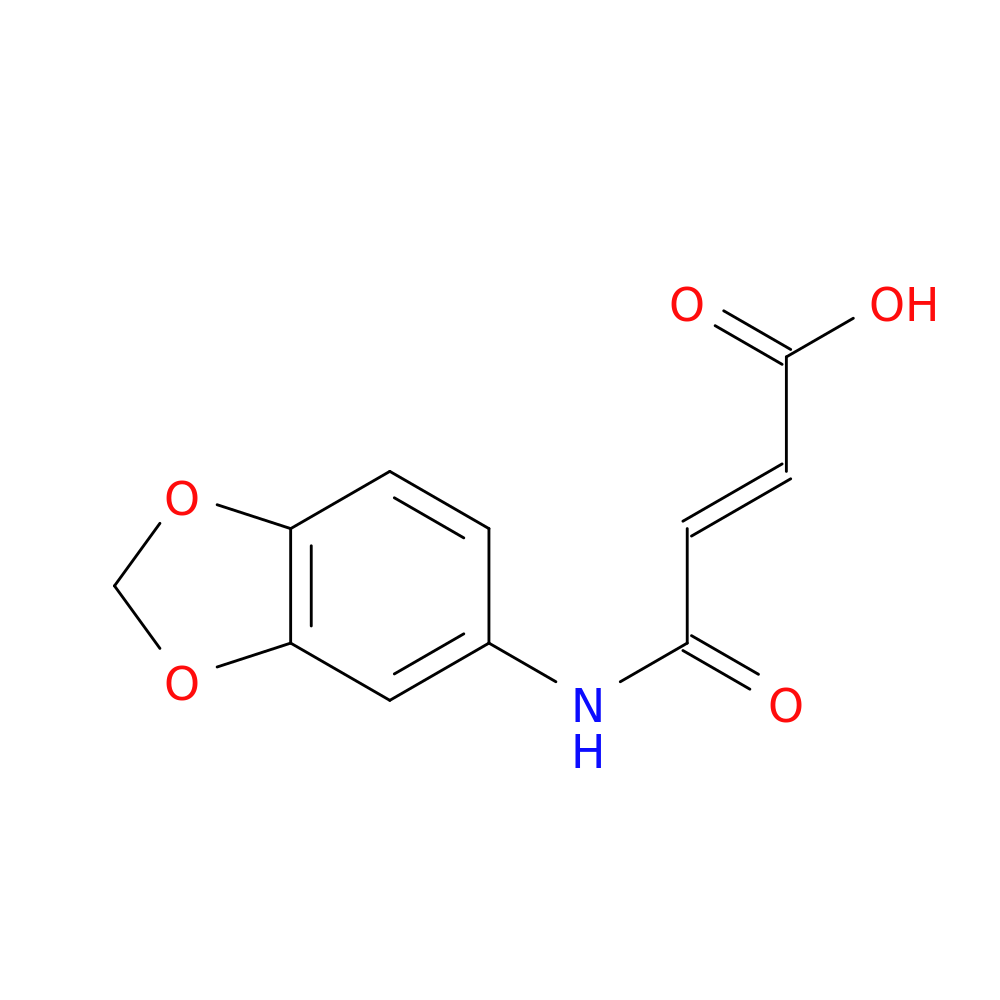 4-(1,3-benzodioxol-5-ylamino)-4-oxobut-2-enoic acid
