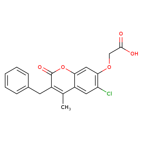 [(3-Benzyl-6-chloro-4-methyl-2-oxo-2h-chromen-7-yl)oxy]acetic acid