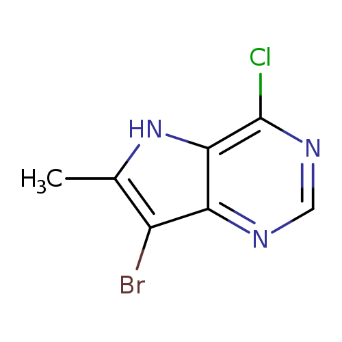 7-bromo-4-chloro-6-methyl-5H-pyrrolo[3,2-d]pyrimidine