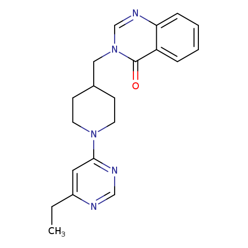 3-{[1-(6-ethylpyrimidin-4-yl)piperidin-4-yl]methyl}-3,4-dihydroquinazolin-4-one
