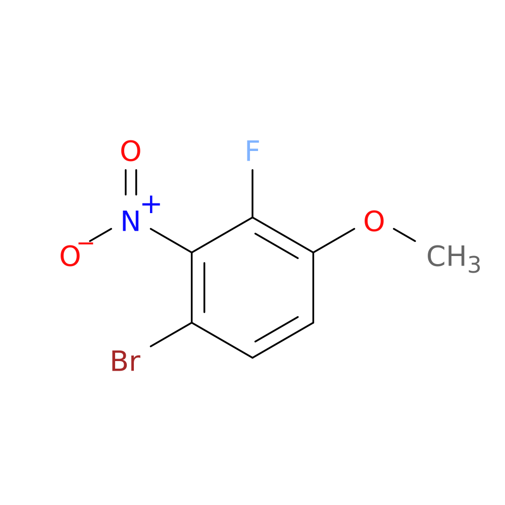 1-Bromo-3-fluoro-4-methoxy-2-nitrobenzene